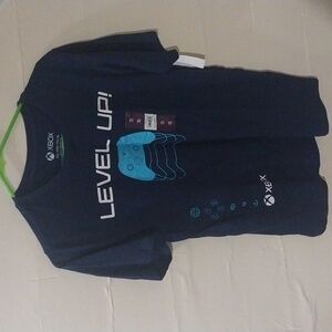 Xbox Navy Blue Level Up Graphic Tee